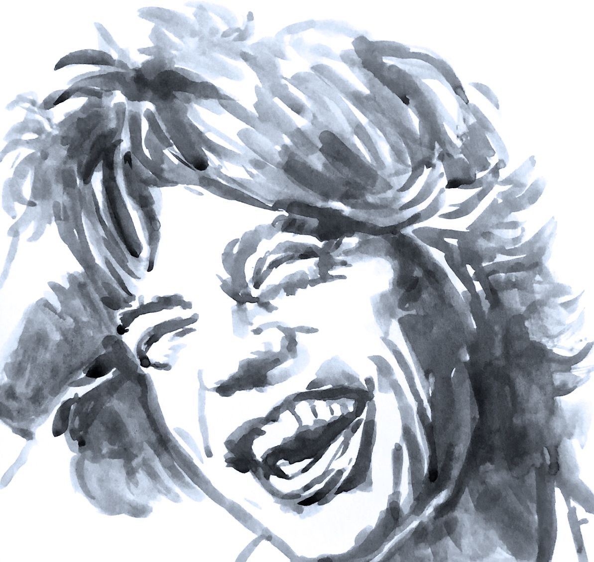 Jonathan Santlofer (@jsantlofer) on Twitter photo Got my inks and brushes out to do a quick sketch of Mick Jaager on his 79th Birthday (1 day late). Mick, remember, back in your 20s when you said, “When I'm 33, I quit.” Want to reevaluate that? <a href="/MickJagger/">Mick Jagger</a> <a href="/RollingStones/">The Rolling Stones</a> #inkdrawing #Sketching Got my inks and brushes out to do a quick sketch of Mick Jaager on his 79th Birthday (1 day late). Mick, remember, back in your 20s when you said, “When I'm 33, I quit.” Want to reevaluate that? <a href="/MickJagger/">Mick Jagger</a> <a href="/RollingStones/">The Rolling Stones</a> #inkdrawing #Sketching