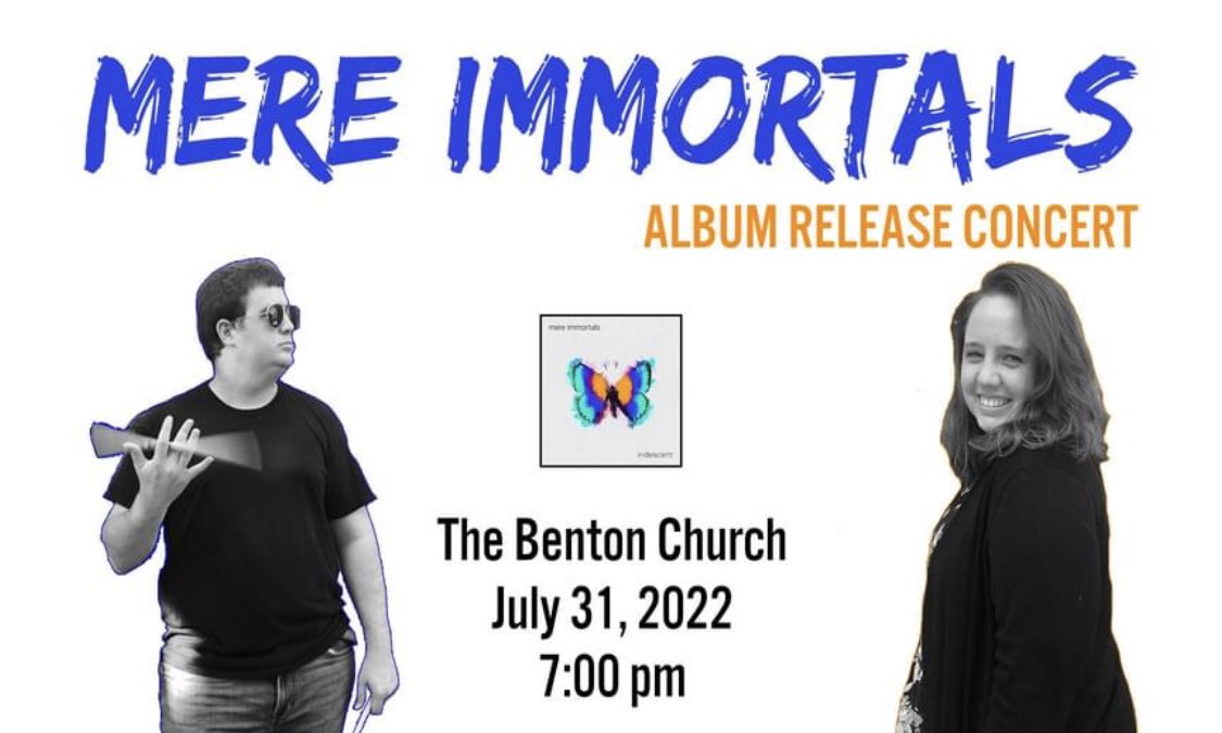 lukasweber08's tweet photo. Dear loyal Twitter followers, my sister and I &amp; our band are having an album release concert this Sunday at 7 pm at The Benton Church. No pressure to come, but we did receive word that Madame Zeroni will curse you and your family for always and eternity if you don’t #nopressure https://t.co/iIeLxhHIOQ