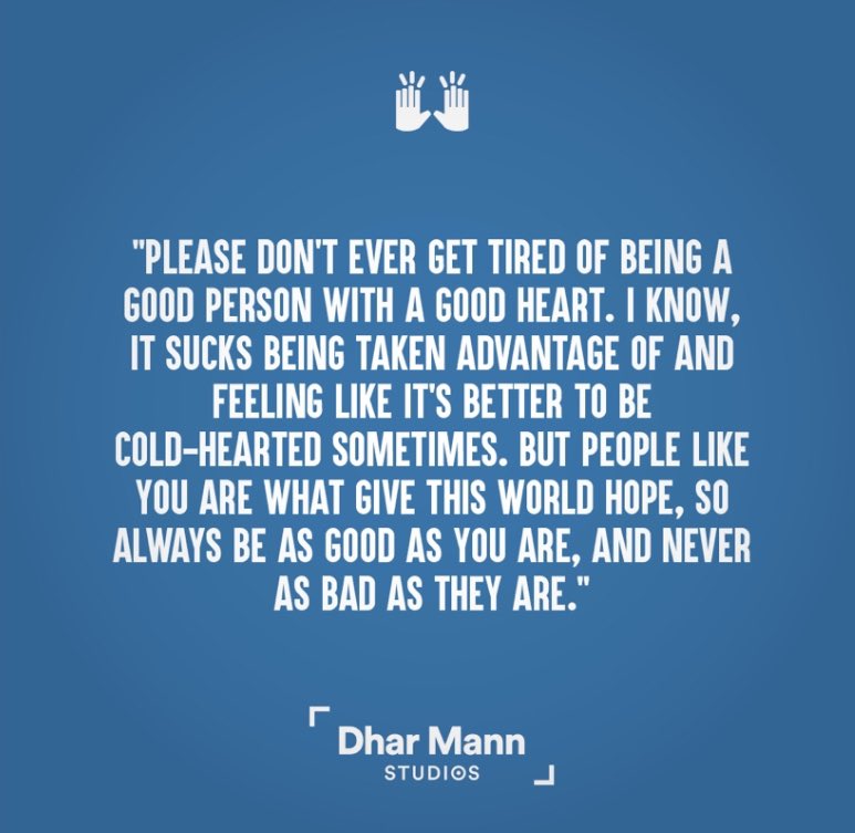 vickan174's tweet photo. "What goes around, Always come around " ~ Dhar Mann  #dharmann #quote #foryoupage https://t.co/mqKUEWRE9W