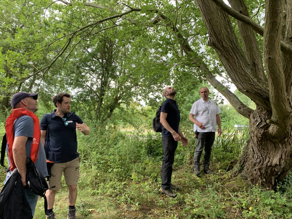 I’ve had the opportunity to get out to our Foxton locks site with our contractor who are delivering part of our arboriculture safety survey. A huge thanks to the professional surveyors who are here to assess the potential risks! #canalrivertrust