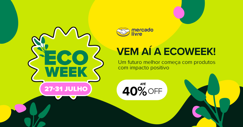 MercadoLivre's tweet photo. A Ecoweek é sua oportunidade de comprar produtos sustentáveis com desconto no meu site! São muitos itens que contribuem para o planeta. Bora construir um futuro melhor https://t.co/BAVV8WU4TY ☘️ #Ecoweek #sustentabilidade #MercadoLivre #biodegradavel #ecofriendly https://t.co/2I6kUum8v1