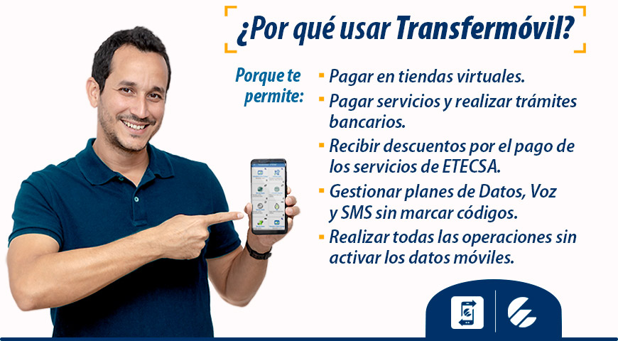 #Transfermovil pagar en tiendas virtuales, pagar servicios y realizar trámites bancarios.
<a href="/carlosr_riera/">Carlos Rafael Riera Guerra</a> <a href="/YusmaniRojas/">Yusmani Rojas Pérez</a> <a href="/analeonor_e/">Ana Leonor Espinosa</a>