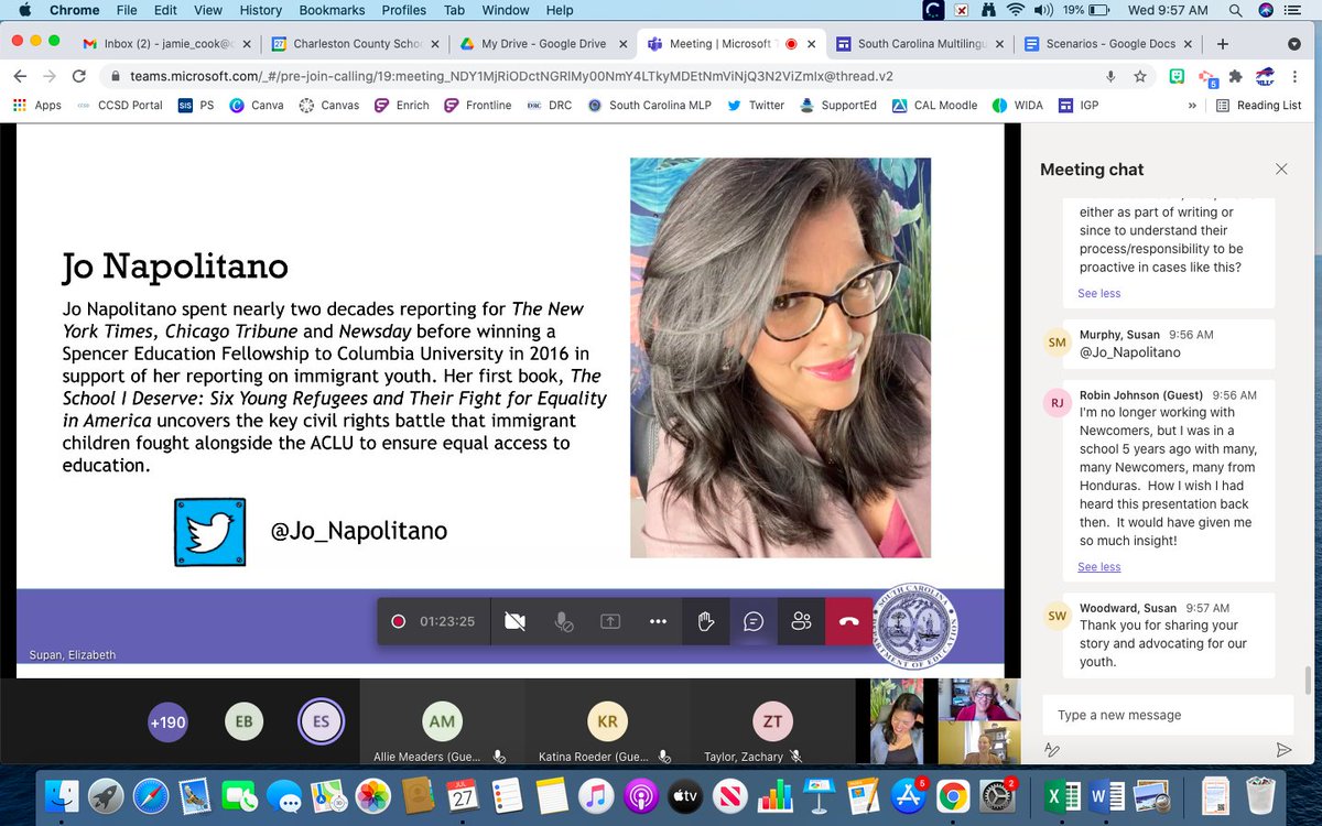 jmecook1029's tweet image. Thank you so much @Jo_Napolitano for your message! This is such meaningful work! #SCarolinaMLs #SCMLProgram