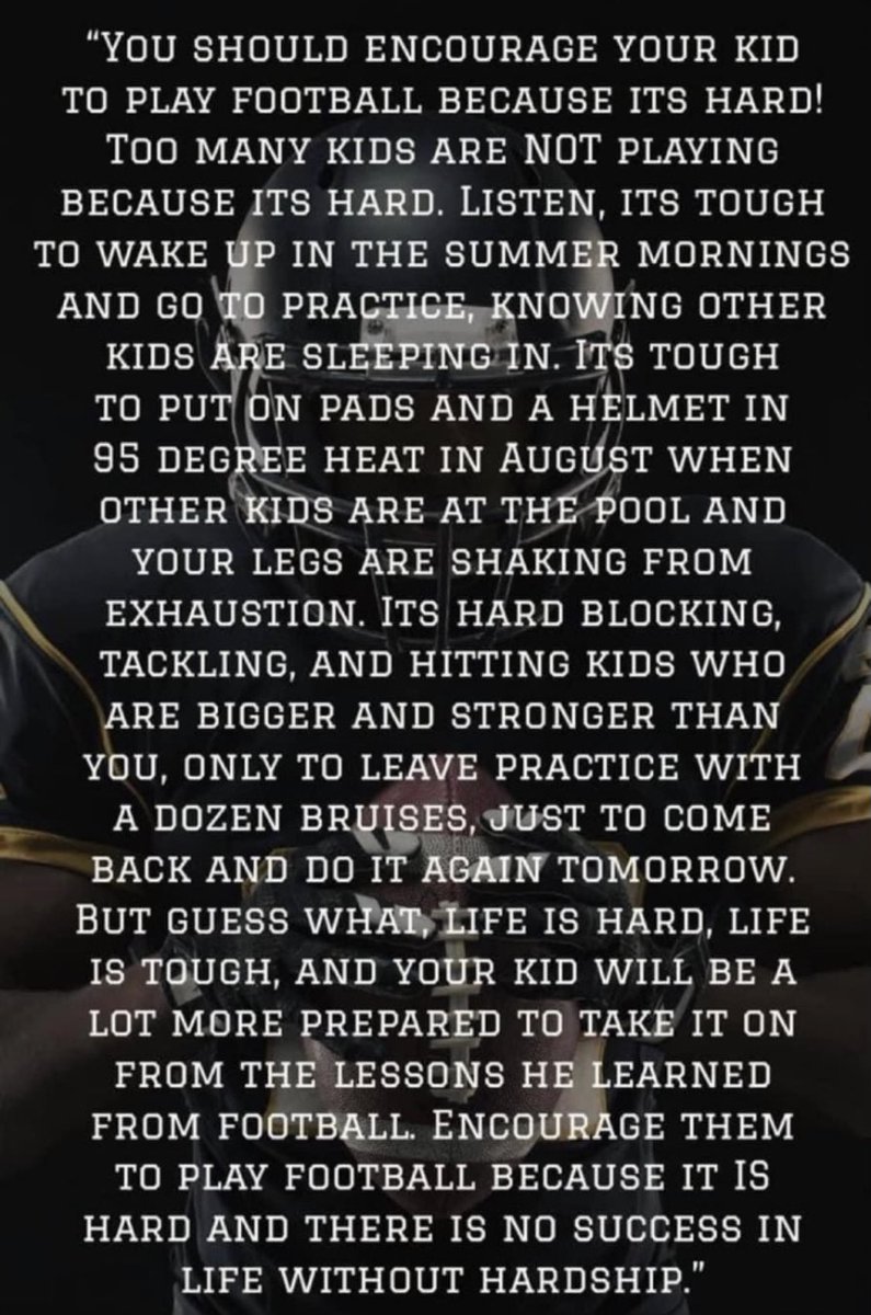 UnionFinley's tweet image. Play football because it’s hard