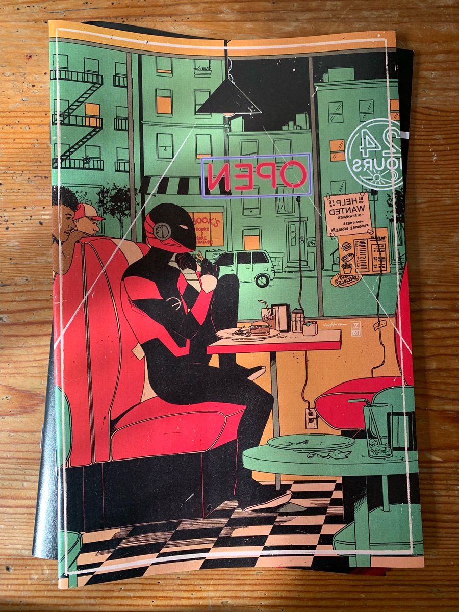 Time flies. RADIANT RED #5 is out today - the final issue of our miniseries. 

It has been incredible carving out this corner of the  Massive-Verse with Satomi. I'm really proud of it. Thank you for reading! ❤️

PS - You may wanna peep the last page 😉
