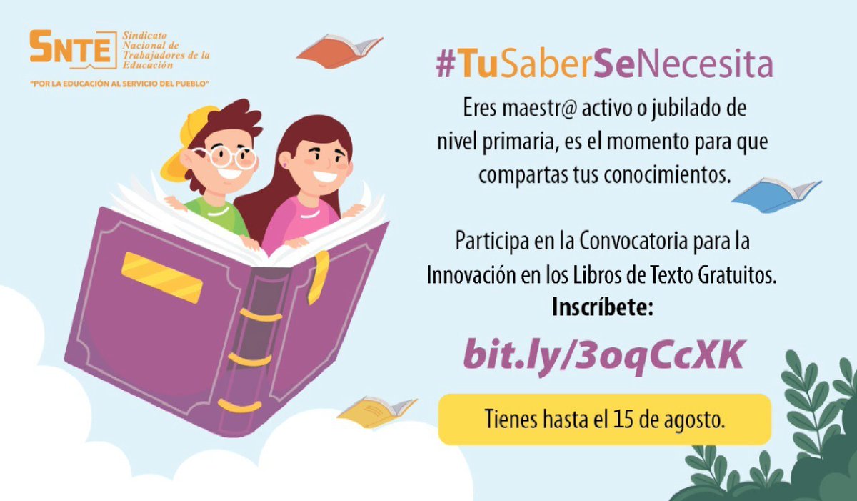 SNTE56Veracruz's tweet photo. #SoySNTE56 🟠
#TuSaberSeNecesita 👩‍🏫📒👨‍🏫
Las Maestr@s del SNTE 56 cumplimos con nuestro compromiso de defender la escuela pública participando en la Convocatoria "Innovación en los Libros de Texto Gratuitos"📚
CONVOCATORIA 👉 https://t.co/gVDMLsIzlm 📜 https://t.co/Lh19YFbThq