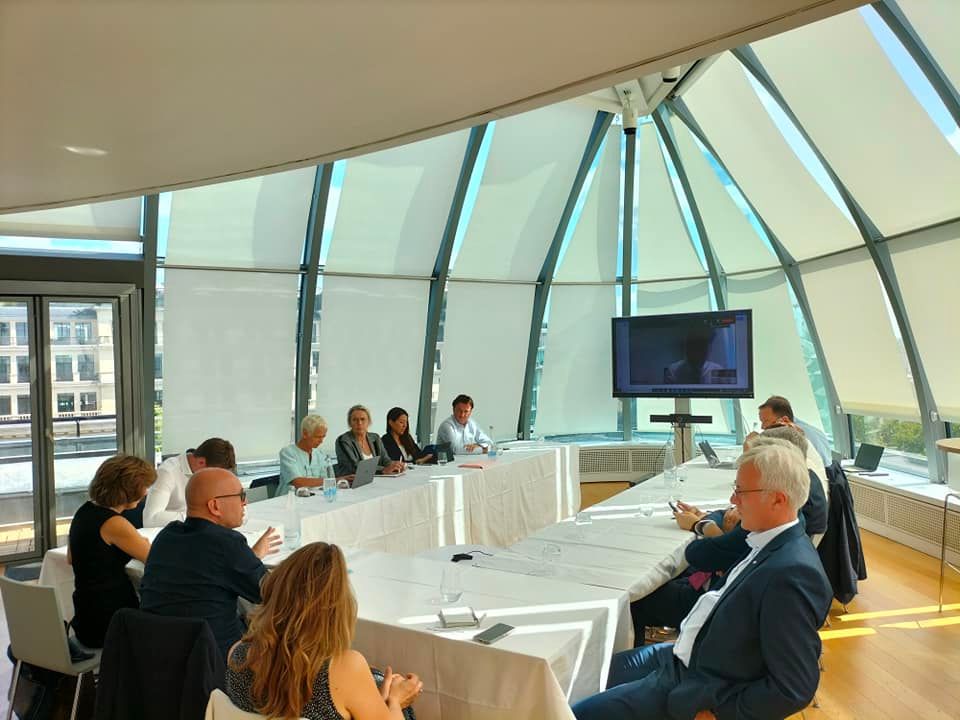 Rencontre avec les parlementaires alsaciens invités à la Maison de l'Alsace par le Président de la Collectivité Européenne d'Alsace, Frédéric Bierry