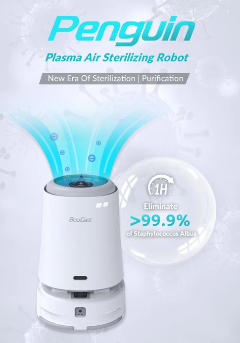 MedicalExpoNews's tweet image. MedicalExpo is pleased to present Penguin ✨ by Boocax Robotics a multi-functional sterilizing robot, for air purification.

Main features, details and technical info are available on MedicalExpo:
ow.ly/TeJ750K4bvW

#airsterilizer #disinfectionrobot #airpurification