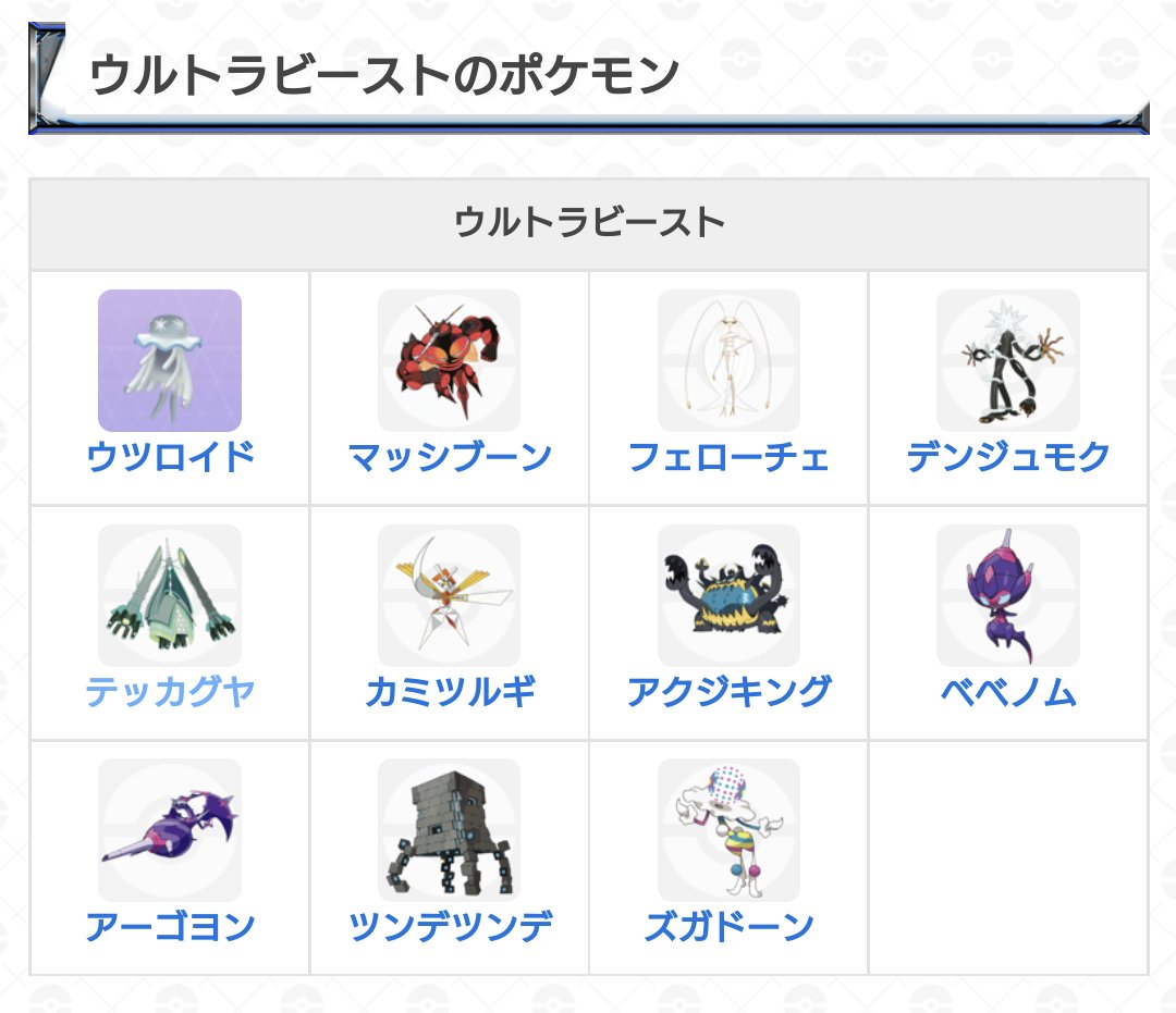 ここが凄いよub ウツロイド 唯一の岩毒 剣盾でメテオビームを取得してhappy マッシブーン 燕返しを持ってないウーラオスに強いらしい フェローチェ様 現環境でレジエレキとテッカニンに次いで速い 踏んで欲しい デンジュモク 蛍火とめざパがあった