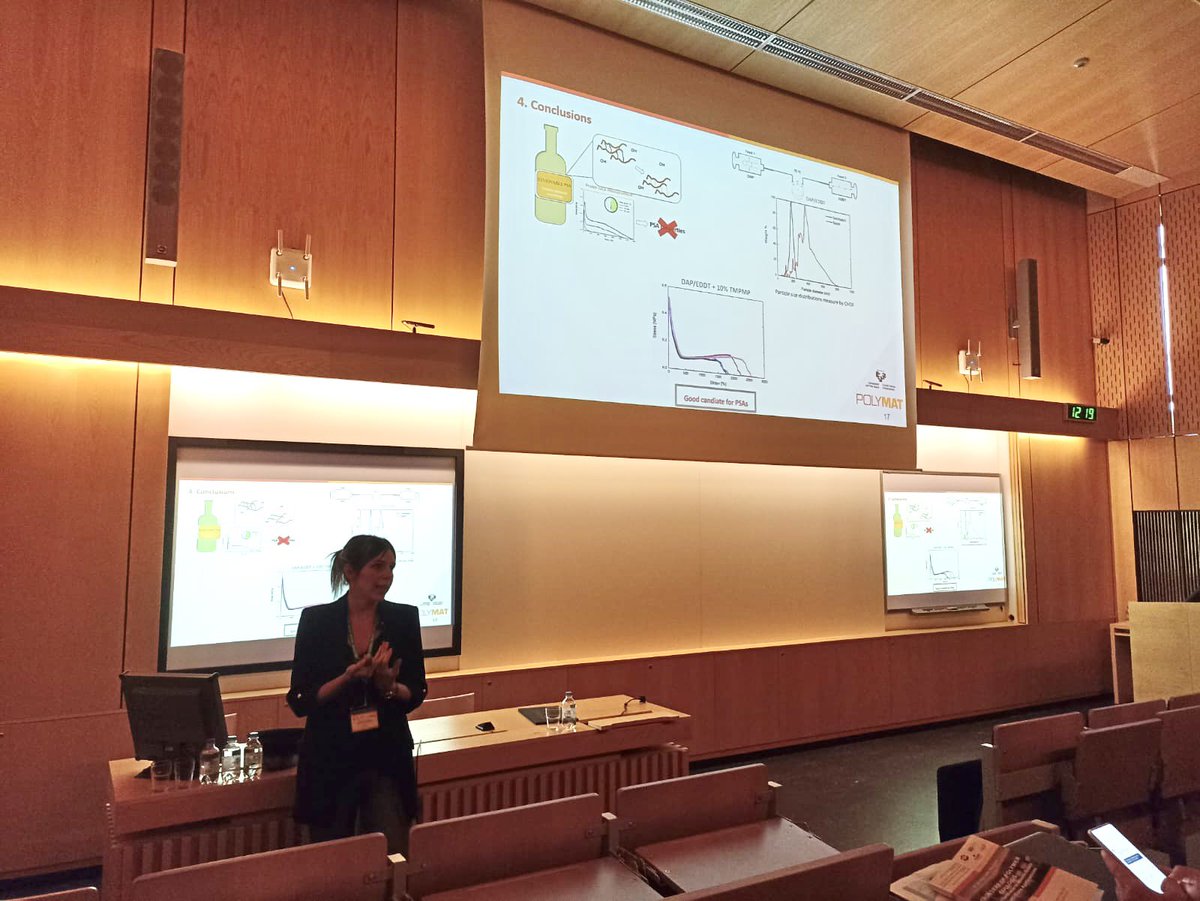 A pleasure to share our results of Degradable Polyester nanoparticles #frontiersofpolymercolloids #prague #2022 <a href="/ehu_kimika/">Kimika Fakultatea UPV/EHU</a> <a href="/POLYMAT_BERC/">POLYMAT</a>