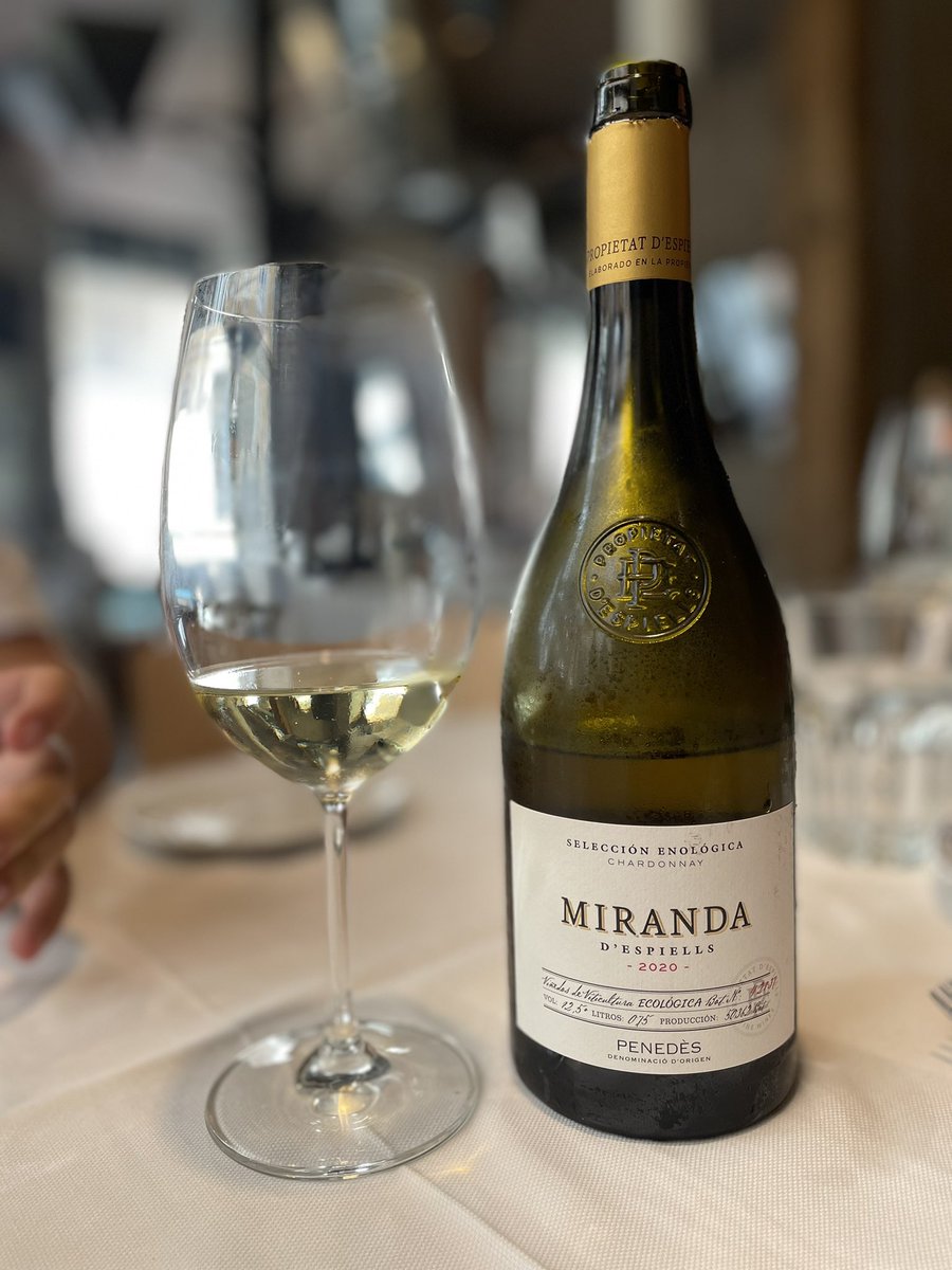 Hablemos de vinos. 
Miranda D’Espiells, Chardonnay, Penedès, 2020.