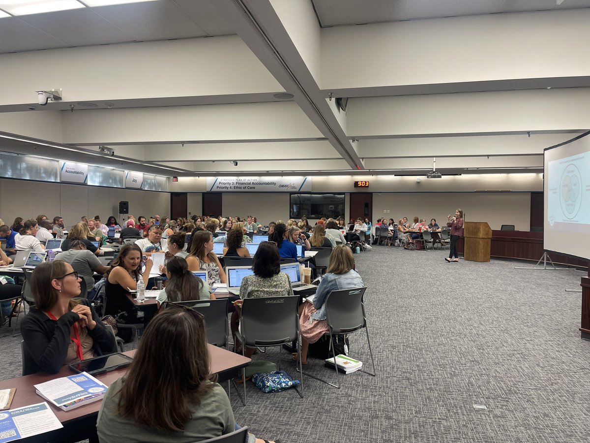 Day 3 is in full swing - today we are discussing establishing and maintaining Tier 2 systems for the students that benefit from targeted interventions. Every student, every day, prepared for success. #mtssb #ethicofcare #forwardtogether