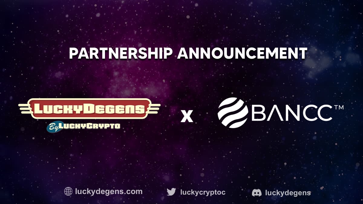 luckydegens's tweet photo. 🤝 We're happy to announce our partnership with @Banccfinance

Bancc provides amazing services including NFT marketplace where we see great value in. Lucky Degens is proud to partner with Bancc to expand our reach and raise awareness of the great things we're making. 🚀 https://t.co/hxslANLB25