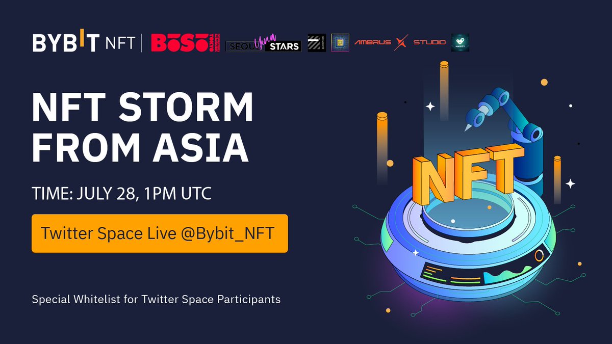 🤩Are you a fan of Asian culture and #NFT projects? 

 💨 #NFT storm from Asia is coming, join the discussion  <a href="/BosoTokyo/">BŌSŌ TOKYO -暴走東京-</a>,<a href="/ZebraLabsNFT/">ZebraLabsNFT</a>,<a href="/SeoulStarsNFT/">Seoul Stars</a>,<a href="/DIOsNFT_/">DIOs NFT</a>,<a href="/AmbrusStudio/">E4C: Final Salvation</a>,<a href="/Maxity_io/">Maxity</a>! ⛩

📅 July 28th, 1PM UTC, set reminder to join and win our special prizes below!