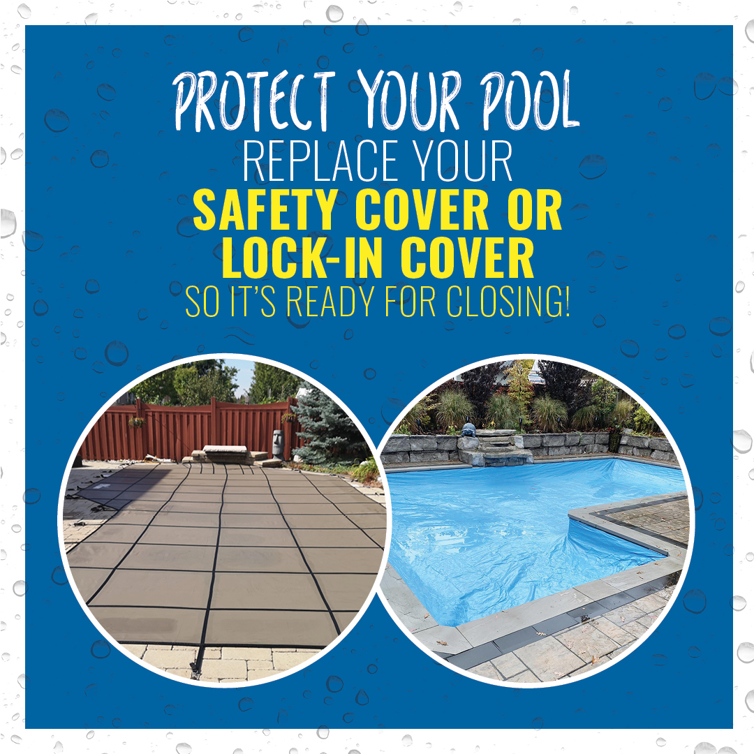 Get prepared for the fall season with all your pool closing essentials... Liners, Safety Covers, and Lock-in Covers! 

Book today and guarantee a smooth closing this year! 👉  ow.ly/zxKT50K5p2O