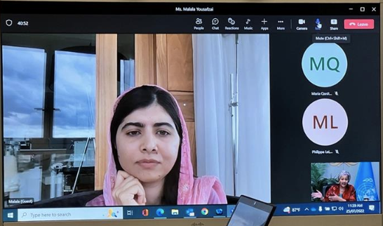 Meeting with @Malala ahead of the #TransformingEducation Summit in September. It takes partnership and solidarity to bring better learning environments for everyone, everywhere.
