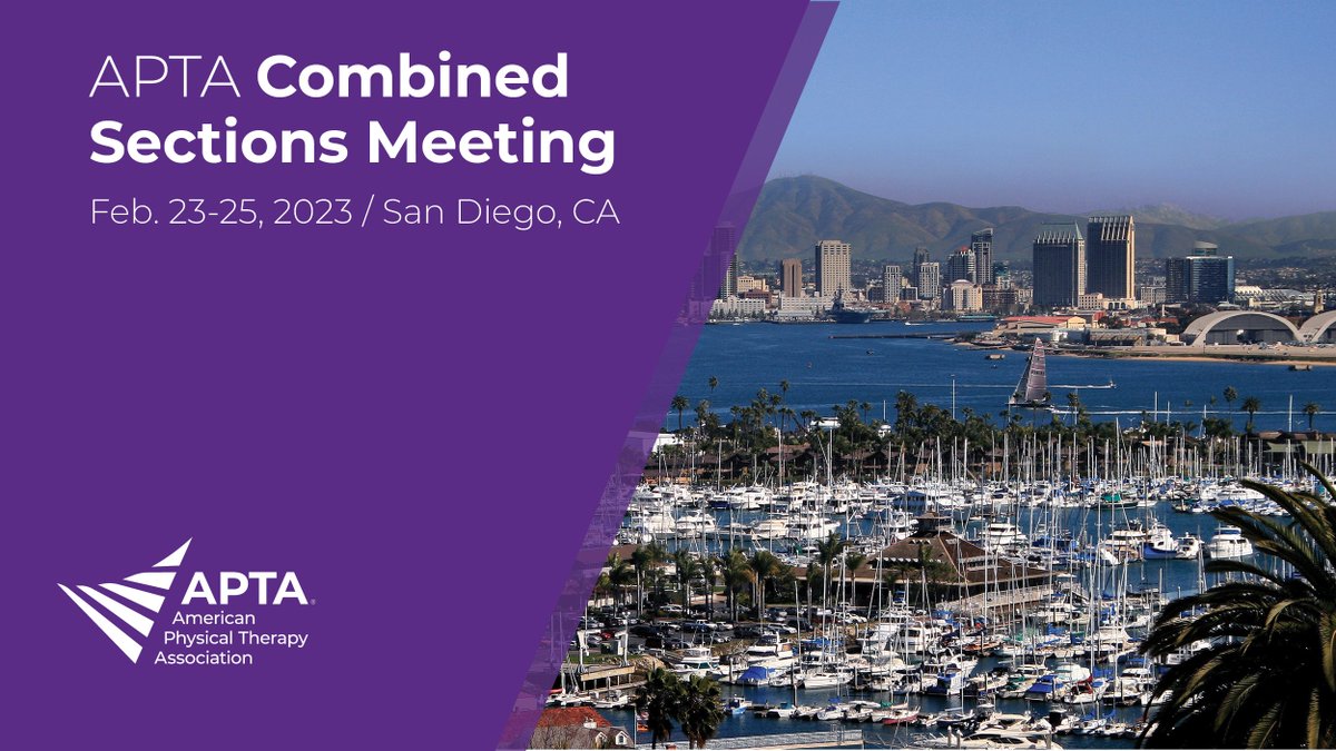 Housing is open for #APTACSM 2023 in San Diego! Don't wait – rooms sell out fast! apta.org/csm/housing-an…