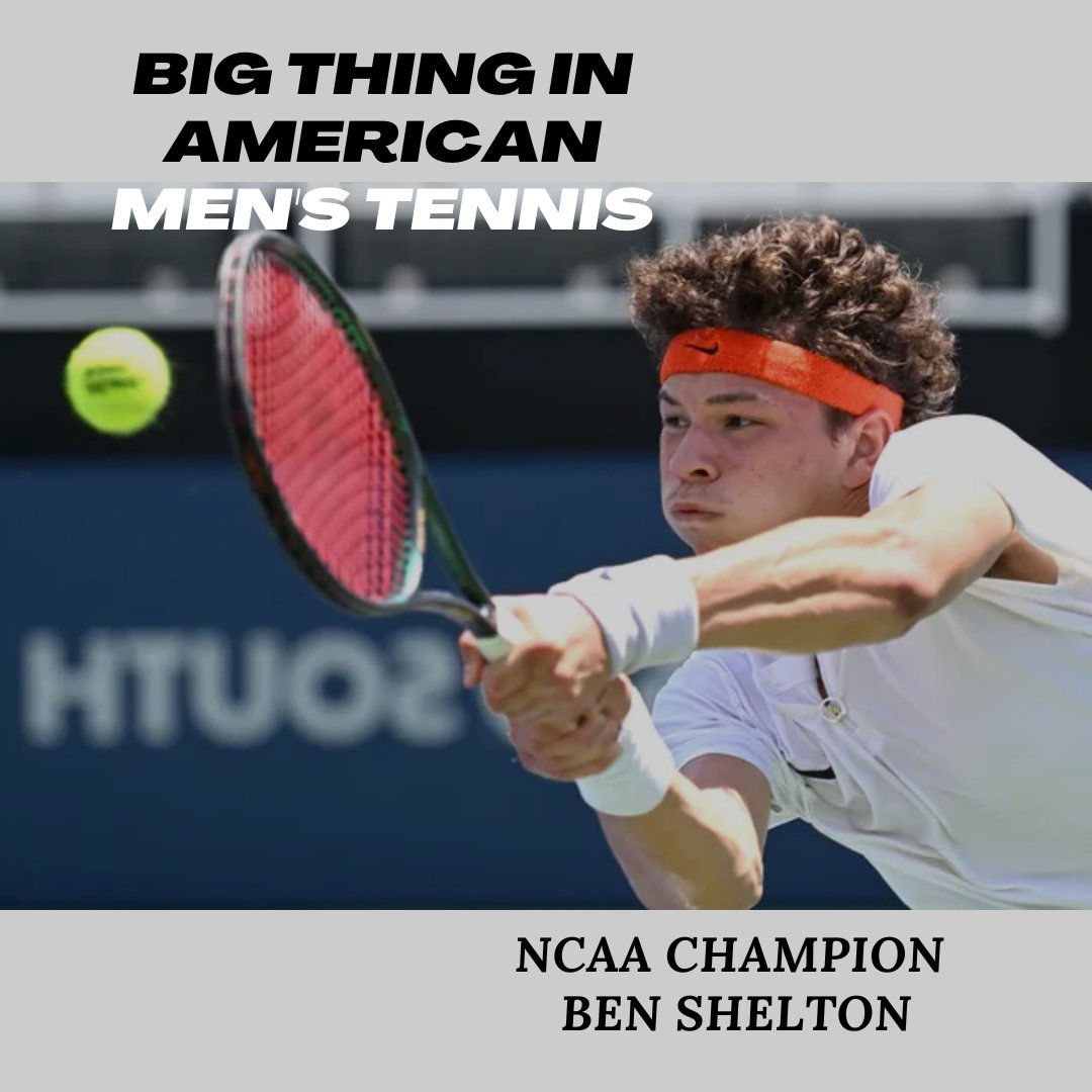 iamelialiam's tweet photo. Ben Shelton, who received wildcard entry in US Open Tennis could be a big thing for American Men's Tennis. 

#ncaa #florida #universityofflorida #ncaasingles #america #menstennis #tennis #wildcard #wildcardentry
#benshelton #dubai #dubailifestyle #dubaisportstv #dubaisports https://t.co/AI21BX4kEK