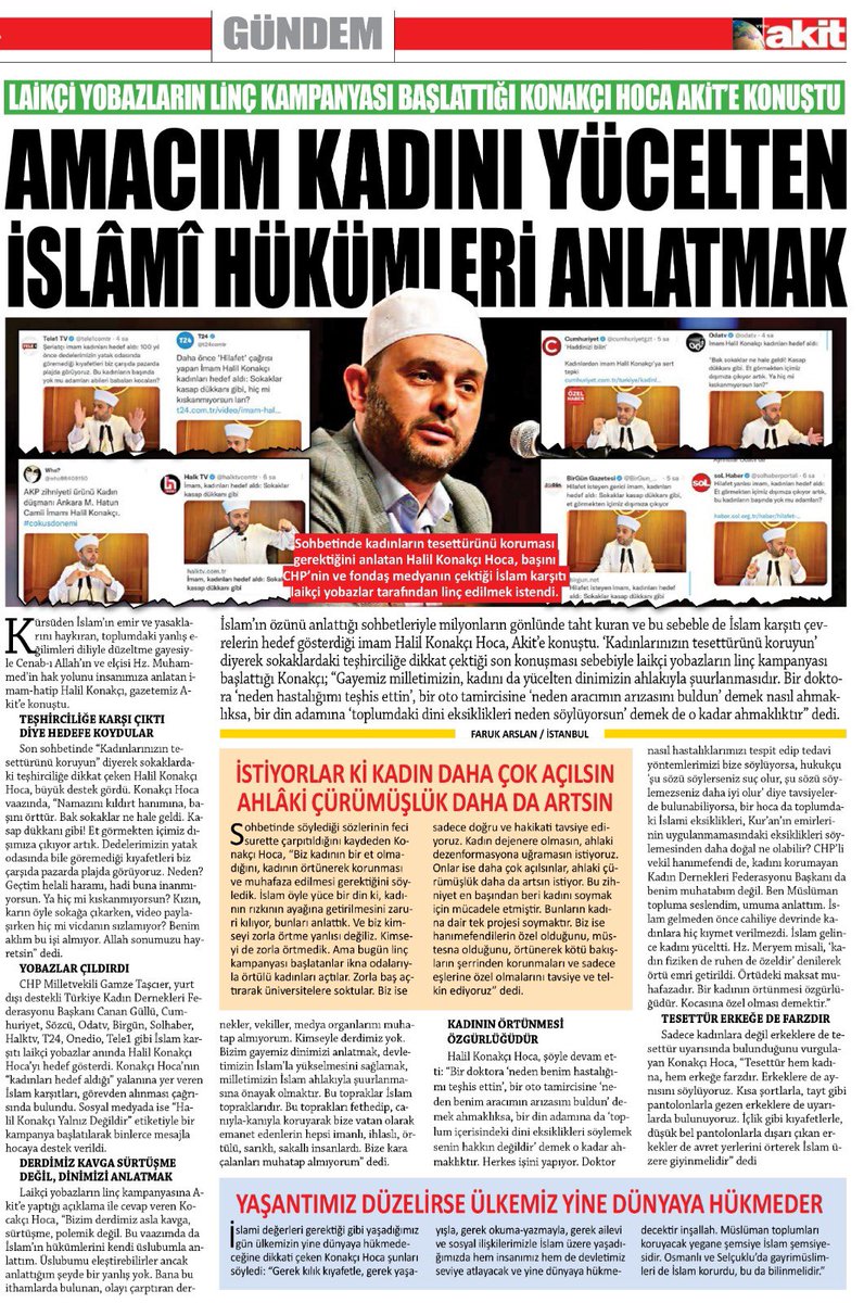 Amacım Müslüman ülkede mesleğimi yapmak. Yani İslamın Hükümlerini anlatmak.