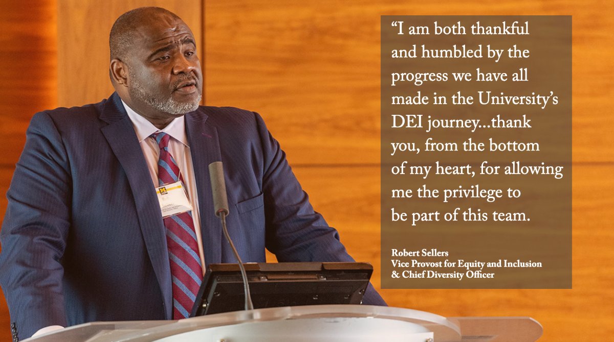 UMich Diversity (@umichdiversity) on Twitter photo A farewell message from <a href="/UMich/">University of Michigan</a>'s inaugural Chief Diversity Officer & Vice Provost for Equity and Inclusion <a href="/DrRobSellers/">Dr. Rob Sellers</a>. Read his full message: myumi.ch/WJE89 | #UMichDEI A farewell message from <a href="/UMich/">University of Michigan</a>'s inaugural Chief Diversity Officer & Vice Provost for Equity and Inclusion <a href="/DrRobSellers/">Dr. Rob Sellers</a>. Read his full message: myumi.ch/WJE89 | #UMichDEI