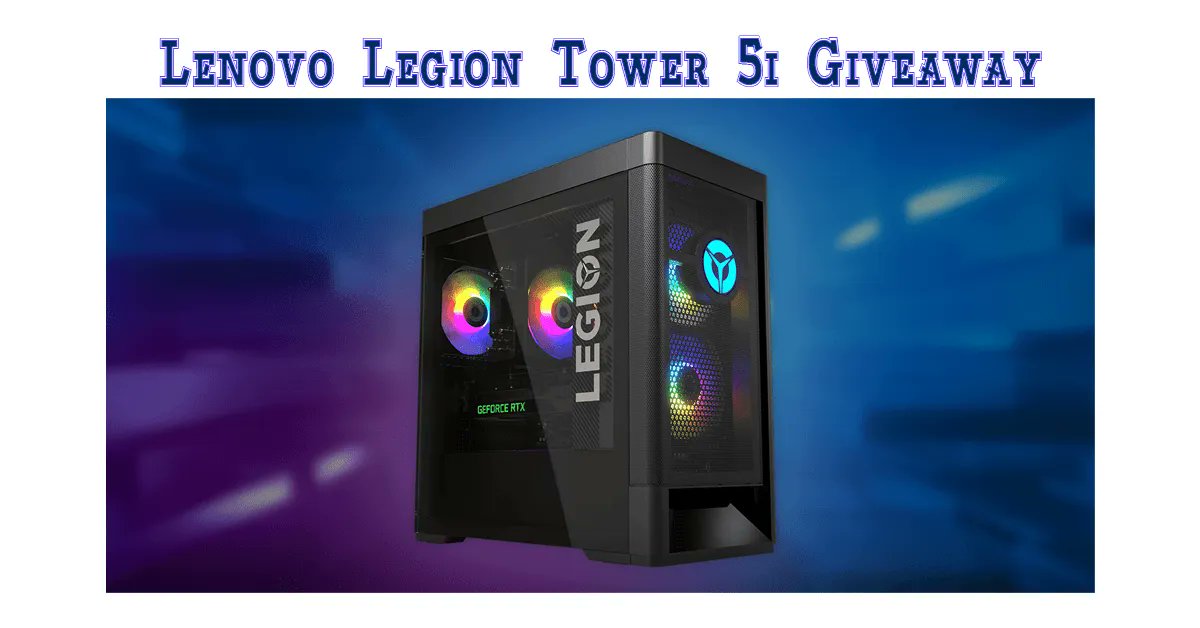 GooseGiveaways's tweet photo. Enter to Win a Lenovo Legion Gaming PC
🖱️ Click below for sweepstakes link and details 👇 https://t.co/LDoB0p31Q0
🌍️ US, DC, 18+
#computergiveaway #winaPC #gamingpc #pcgaming #sweepstakes #giveaway #contest #contestalert #win #giveawaycontest #contestgiveaway https://t.co/NGczWMWkwy