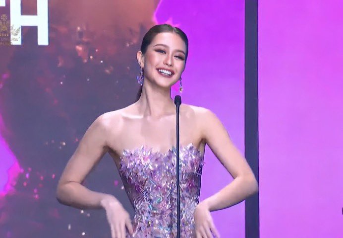 Better_Babo's tweet photo. ยังทำใจไม่ได้ วันนี้เป๊ปปี้สวยมาก ออร่าสว่างวาบ มงได้เลยนะ  🥹🥹🥹 #MissUniverseThailand2022 https://t.co/A307YmruvU