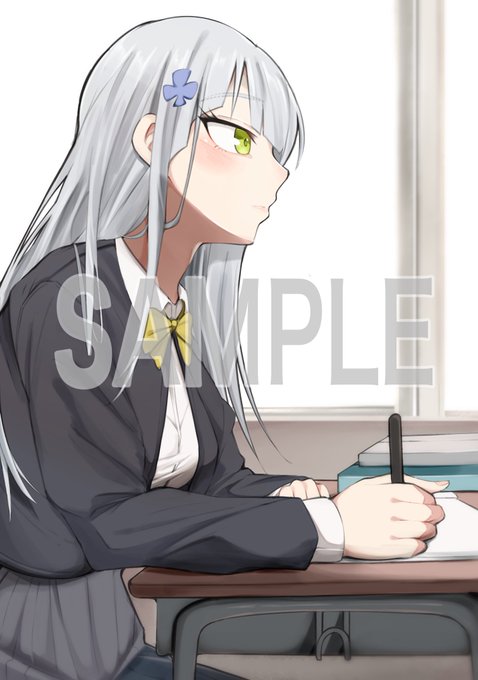 夏コミはこんな感じの学パロ×パンフレットみたいな本になります!!!!!!! 