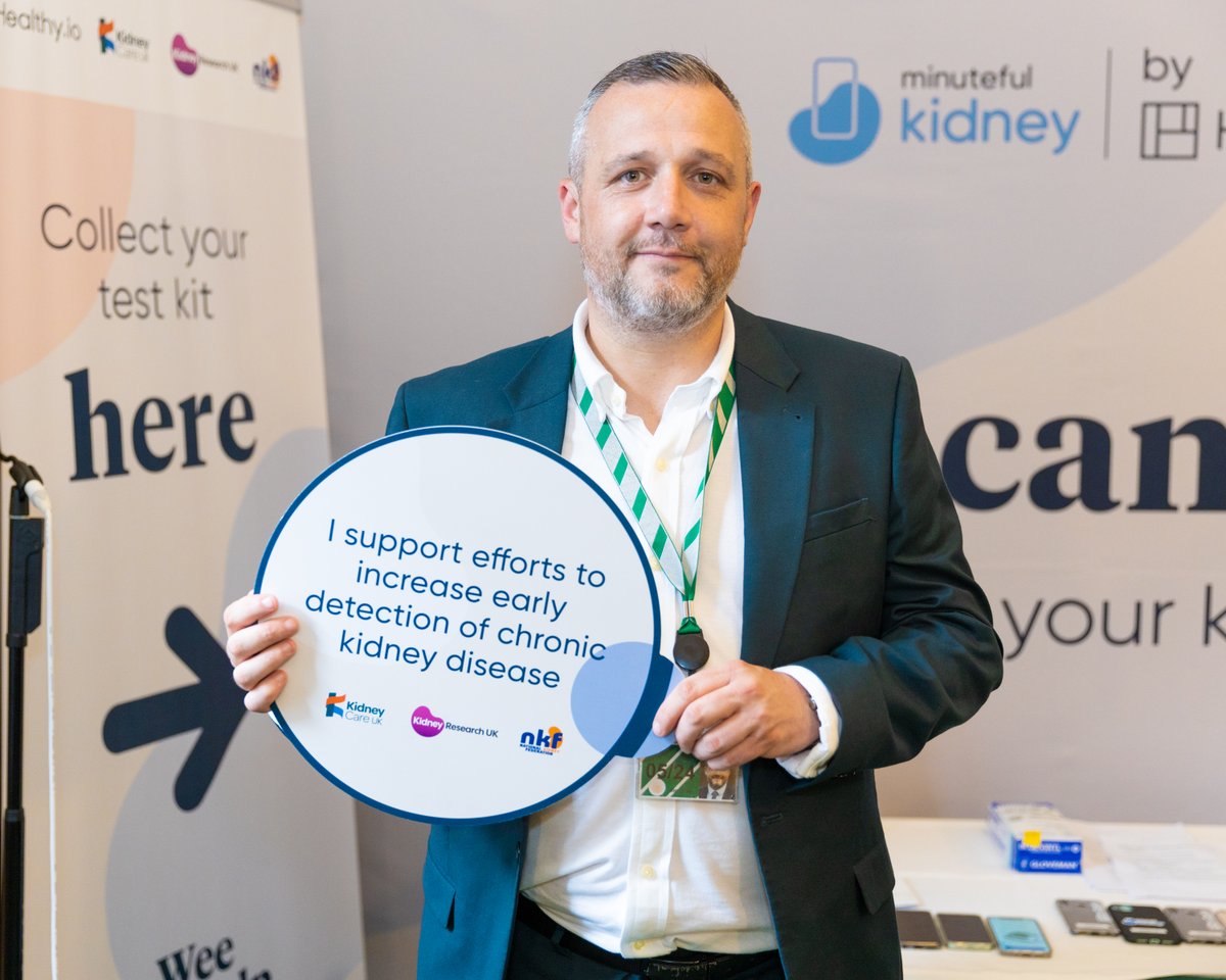 StevenBonnarSNP's tweet photo. I support efforts to increase early detection of chronic kidney disease! 

It was great to hear from the teams at @healthyio1, @kidneycareuk, @kidney_research &amp; @NKF_UK on their work to improve early detection rates #weecanhelp https://t.co/vBfhK6cngp