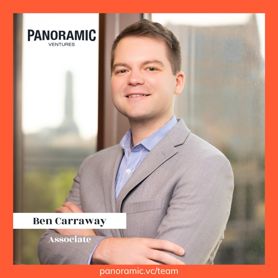 bipventures's tweet photo. We are excited to continue our #TakeAWiderView series 💥
Meet and get to know our team at Panoramic Ventures.
Ben Carraway serves as an Associate on our Investment team.
To learn more about Ben and meet our team ⬇️
https://t.co/I8l09Jyhtz. https://t.co/eSPiC3TFCD