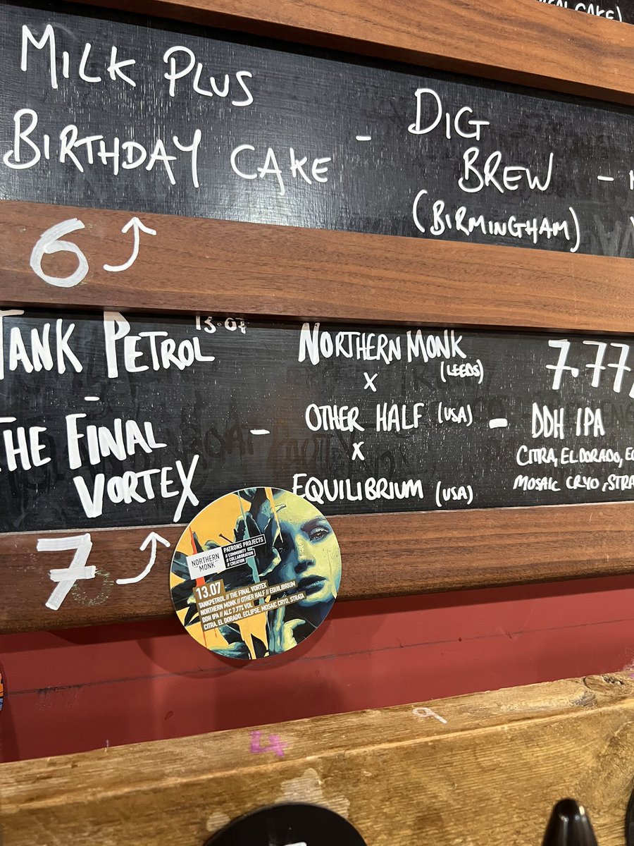 Final Vortex now pouring 🌪

Not advising you session it, but you could and probably should.

@NMBCo <a href="/EQBrewery/">Equilibrium Brewery</a> <a href="/OtherHalfNYC/">Other Half Brewing</a>