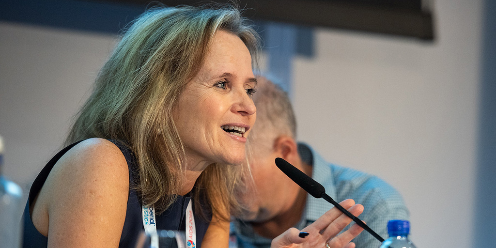 iasociety's tweet photo. “A cure remains the Holy Grail of #HIV research." - IAS President-Elect @ProfSharonLewin 🇦🇺 #AIDS2022 https://t.co/Xb71PQbFJY