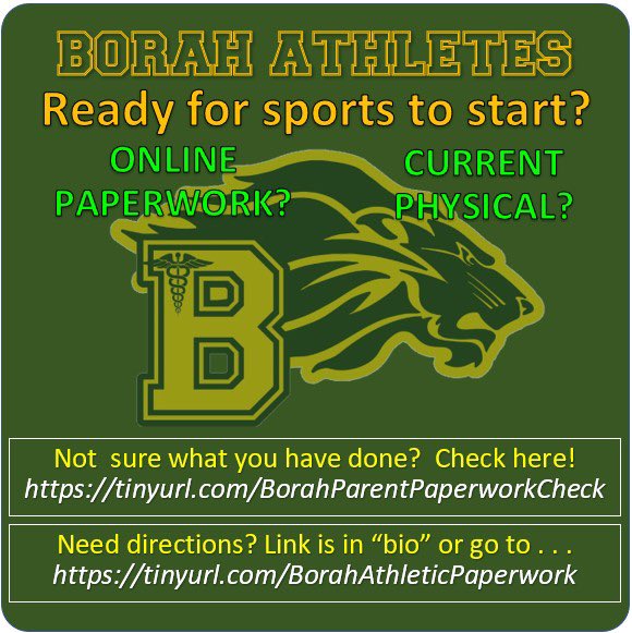 BorahSportsMed's tweet photo. Don’t wait!  Do it NOW!

@borahfootball @BorahVolleyball @BorahSoccer @Borahfutbol @borahxc1 @BorahSwimTeam @borahspirit @BorahCheer @BorahBoysHoops @ladylionshoops @BorahBaseball @BorahSoftball @BorahTrack @Borah_Tennis @BorahGolf @BorahAthletics https://t.co/1IjoqJpOI6
