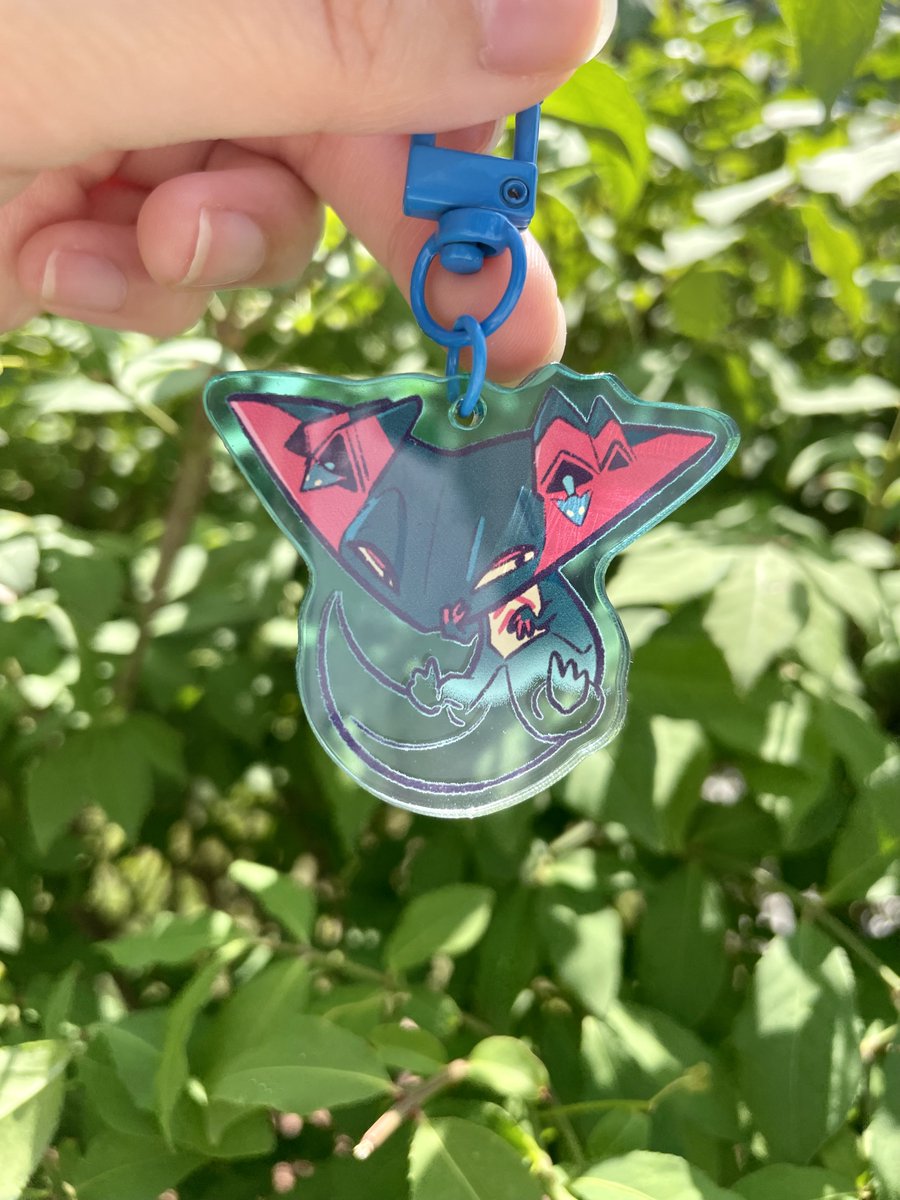 epikarii's tweet photo. My store has re-opened with all my con leftovers! Lots of acrylic charms, pins, and stickers available! Link is below https://t.co/6zNP88N8KV