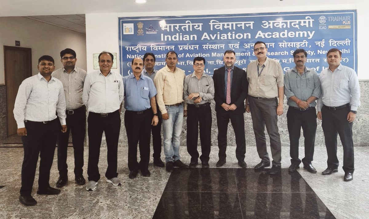visitIAA's tweet photo. 2 days visit of Mr. Jose Riveros, representative of International Civil Aviation Organisation (ICAO) at Indian Aviation Academy was completed successfully.IAA is committed to provide world-class trainings to all participants as per ICAO standards
@AAI_Official
@DGCAIndia
@BcasHq https://t.co/9haz5YGyLX