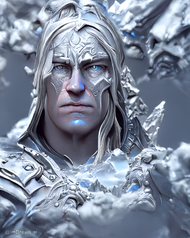 A portrait of Arthas from <a href="/Warcraft/">World of Warcraft</a>
#warcraft #arthas #wow #worldofwarcraft #picoftheday📷 #picofthedays #picoftheday #aiart #AI #ai #discodiffusionart #discodiffusionv5 #DiscoDiffusion