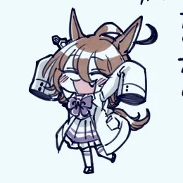 話が重くなってしまったので、ここでわたしが昨日描いたタキオンさんをご覧ください。のびのび愉快そうに過ごしていますね。これでいいのです…… 