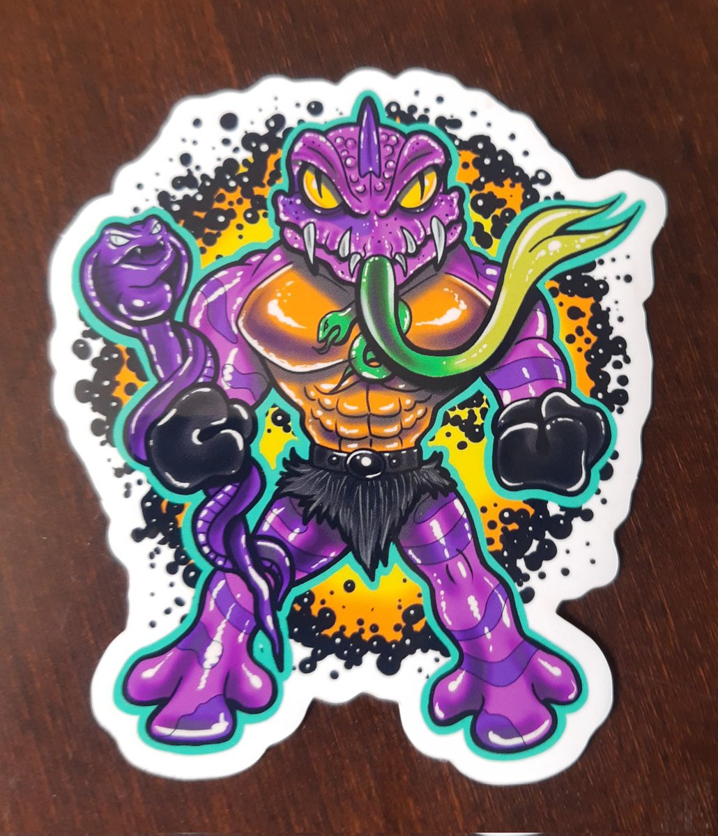 Got Some stickers in the mail from  @tattooinebodyart and @brettstuhlertattoos 
This Tongue Lasher might be my new favorite
#actionfigurecommunity #motulife #mastersoftheuniversecollector