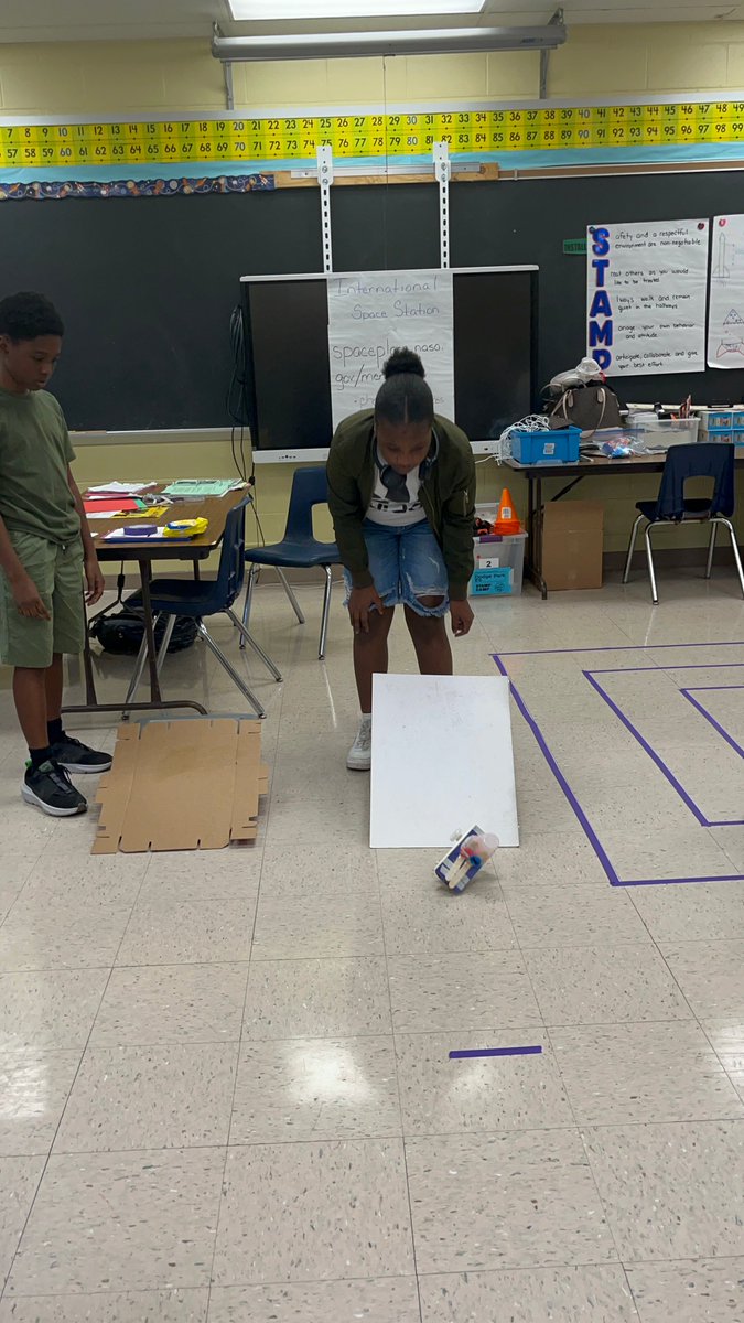MsRenner22's tweet photo. Today we launched our NASA's Best Lunar Buggies! We had some clever designs! @Title1_PGCPS @NASA #STAMPCamp #PGCPSProud #Title1pgcps https://t.co/HH362E3Tg9