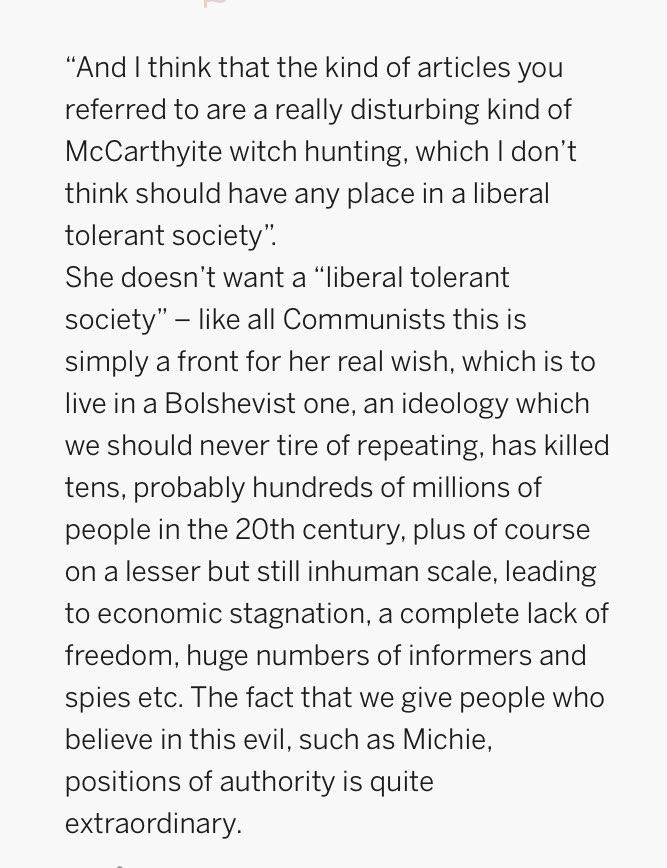 DavidcmzL's tweet photo. Just when you think things can’t get worse , that unwanted communists are not making ways into our society the WHO goes and gives top job to prof Susan Mitchie also dubbed Stalins nanny. https://t.co/jrh9HQP3y7