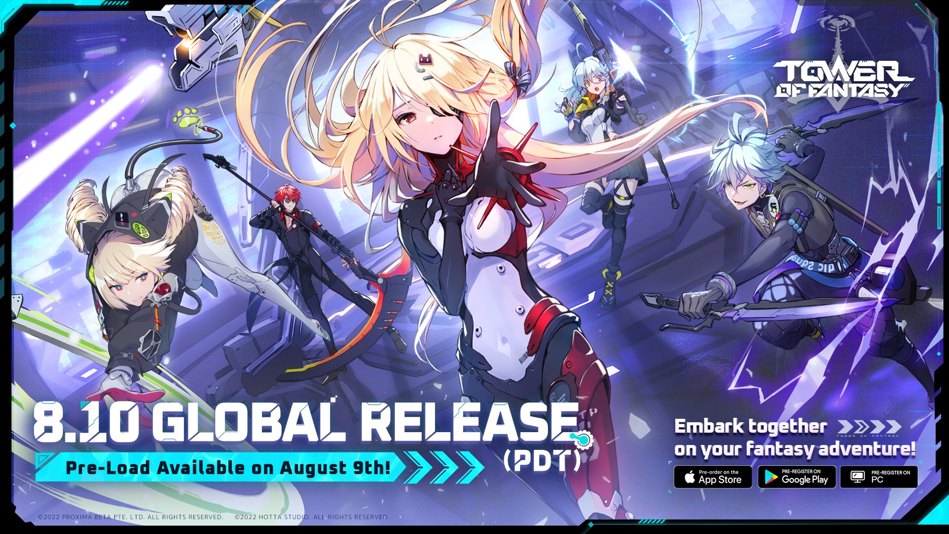 Tower of Fantasy Global Release Date, Close Beta & Update - zilliongamer