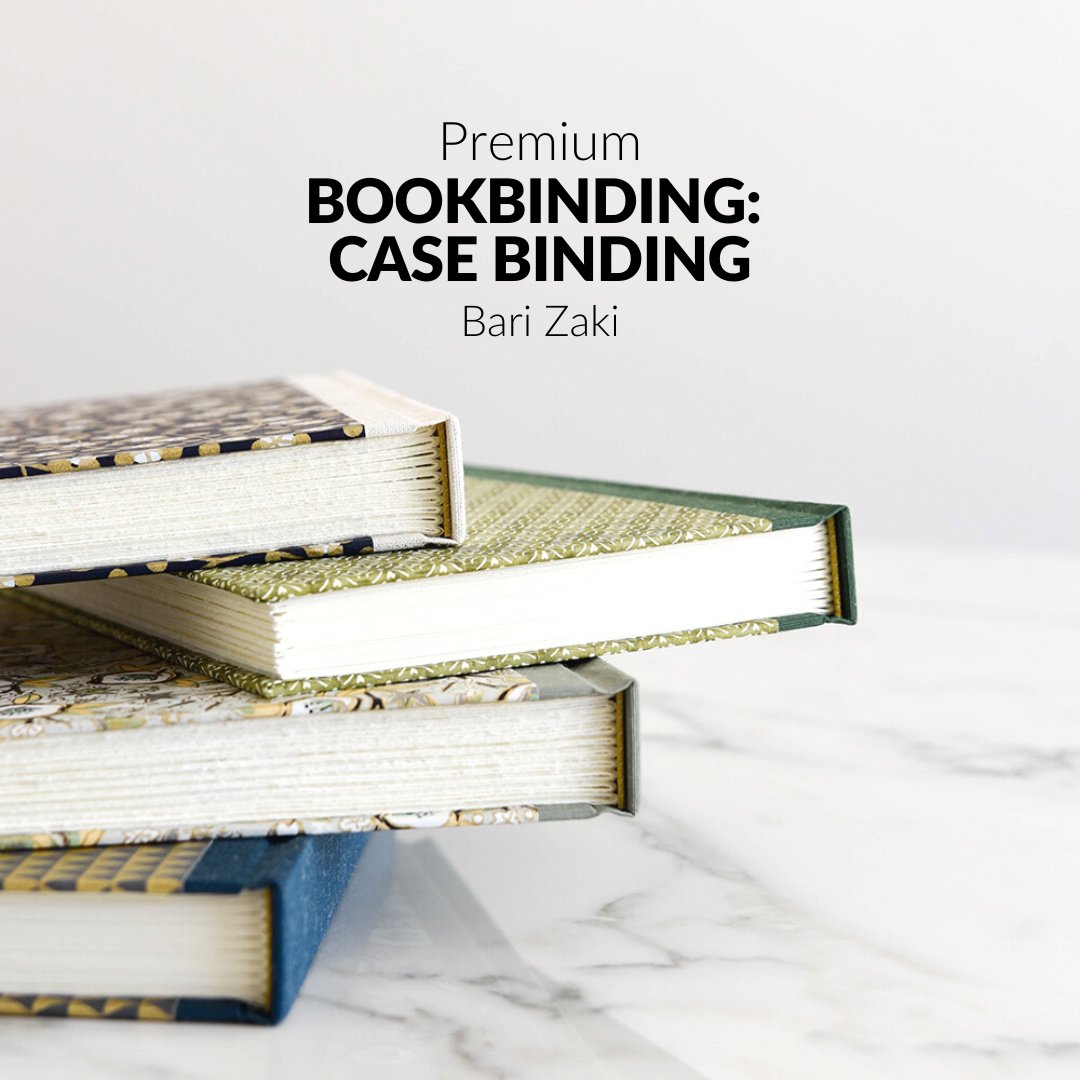 A new premium workshop is here! We've had the request for bookbinding for quite a while, &amp; our team is so excited to finally announce this workshop. Explore the satisfying craft of bookmaking as we create hardcover case-bound books. bit.ly/3BoEluH