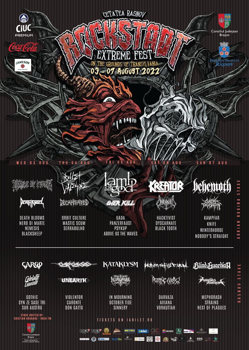 Death Blooms (@dthblms) on Twitter photo EUROPE WE ARE COMING TO THE HALLOWED GROUNDS OF TRANSYLVANIA WEDNESDAY 3 AUG
CYA IN HELL
<a href="/Rockstadt_Fest/">RockstadtExtremeFest</a> x <a href="/dthblms/">Death Blooms</a> EUROPE WE ARE COMING TO THE HALLOWED GROUNDS OF TRANSYLVANIA WEDNESDAY 3 AUG
CYA IN HELL
<a href="/Rockstadt_Fest/">RockstadtExtremeFest</a> x <a href="/dthblms/">Death Blooms</a>