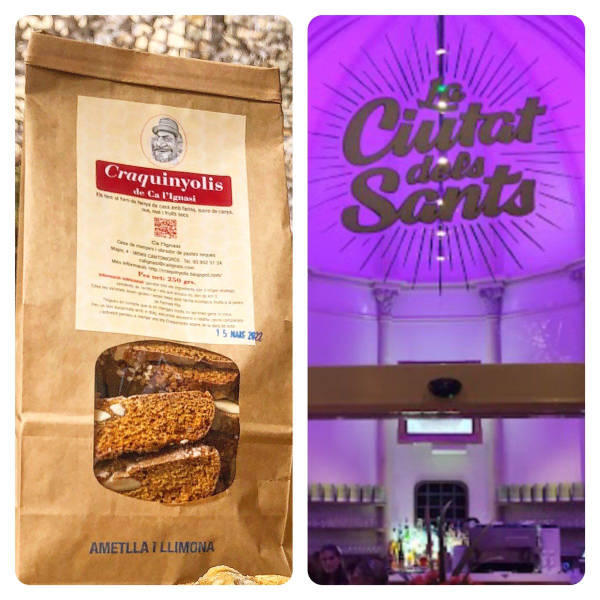 calignasidedebo's tweet photo. Ja tenim els Craquinyolis en un dels establiments emergents de Vic: @la_ciutat_dels_sants moltes gràcies per deixar-nos ser !! #carquinyolis #craquinyolis #pastesseques #petitsproductors #productedeproximitat #km0 #calignasi #cantonigròs #forndellenya #cabrerès #collsacabra https://t.co/59fEolOO9H