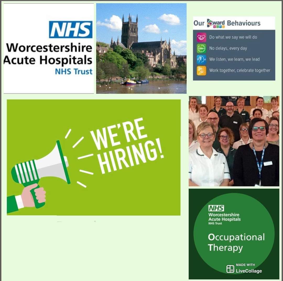 ⭐️ We have some new opportunities to join our team⭐️
Positions include: 
-Band 3 post in either 🧠Stroke or 🏥 Medicine - closing  07/08/22
-Band 5 fixed term in 👋Hand Therapy - closing 03/08/22

See NHS jobs for more information