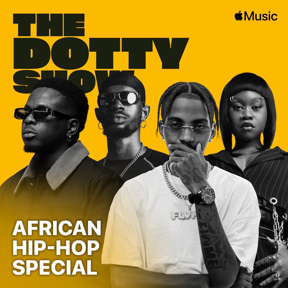 Didibofficial's tweet photo. La conspiration, je suis suis dans le Dotty Show pour représenter le Hip Hop Africain sur Apple @AppleMusic Big Shoutout à  @TheDottyShow 

C’est L’Afrique qui règne. 🌍👆🏾🖤

Lien ici enjaillez vous https://t.co/V66QdhKnLu https://t.co/ifeWtWyZx2