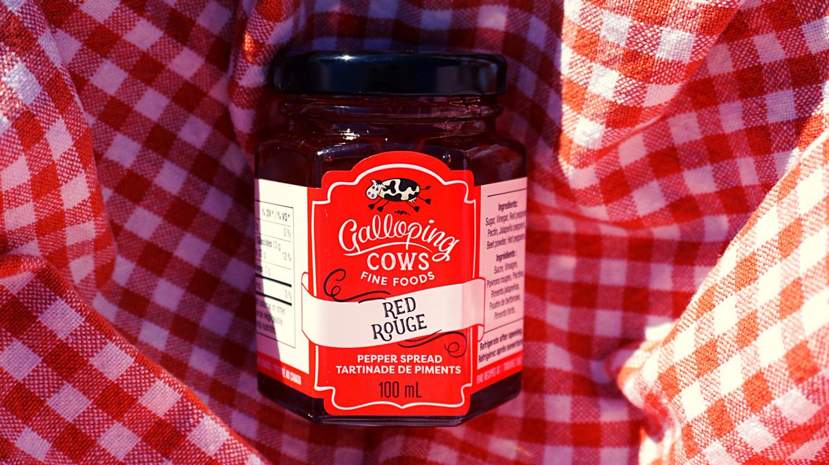 Want to add a kick to your dinner? Try our red pepper jelly to give your favourite meal a change in flavor

Shop our jams and jellies locally at Pete’s Frootique, Sobeys Deli above the brie cheese, Loblaws local section, independent retailers and online at gallopingcows.com
