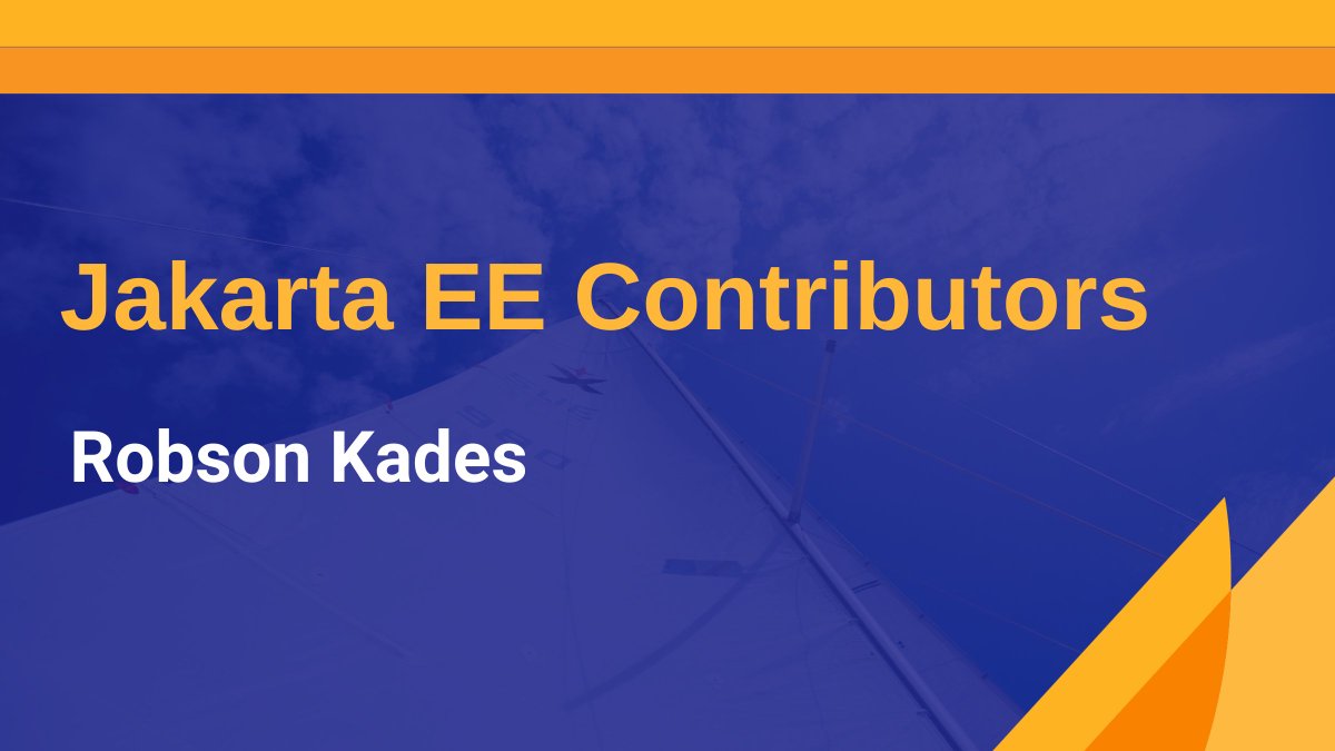 JakartaEE's tweet image. Earlier this year, @robsonkades became a contributor to Jakarta NoSQL. Congrats Robson! Learn more about the project here: bit.ly/3z6AIac #opensource #JavaEE #JakartaEE #CommunityIsKey