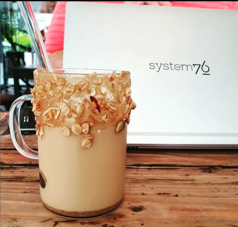 system76's tweet photo. How else does someone elevate their day other than with a fancy coffee and a Darter Pro?

#system76 #computer #darterpro #laptop #hardware #coffee #code #workflow #elevate #wednesday https://t.co/H4RIN5PTye