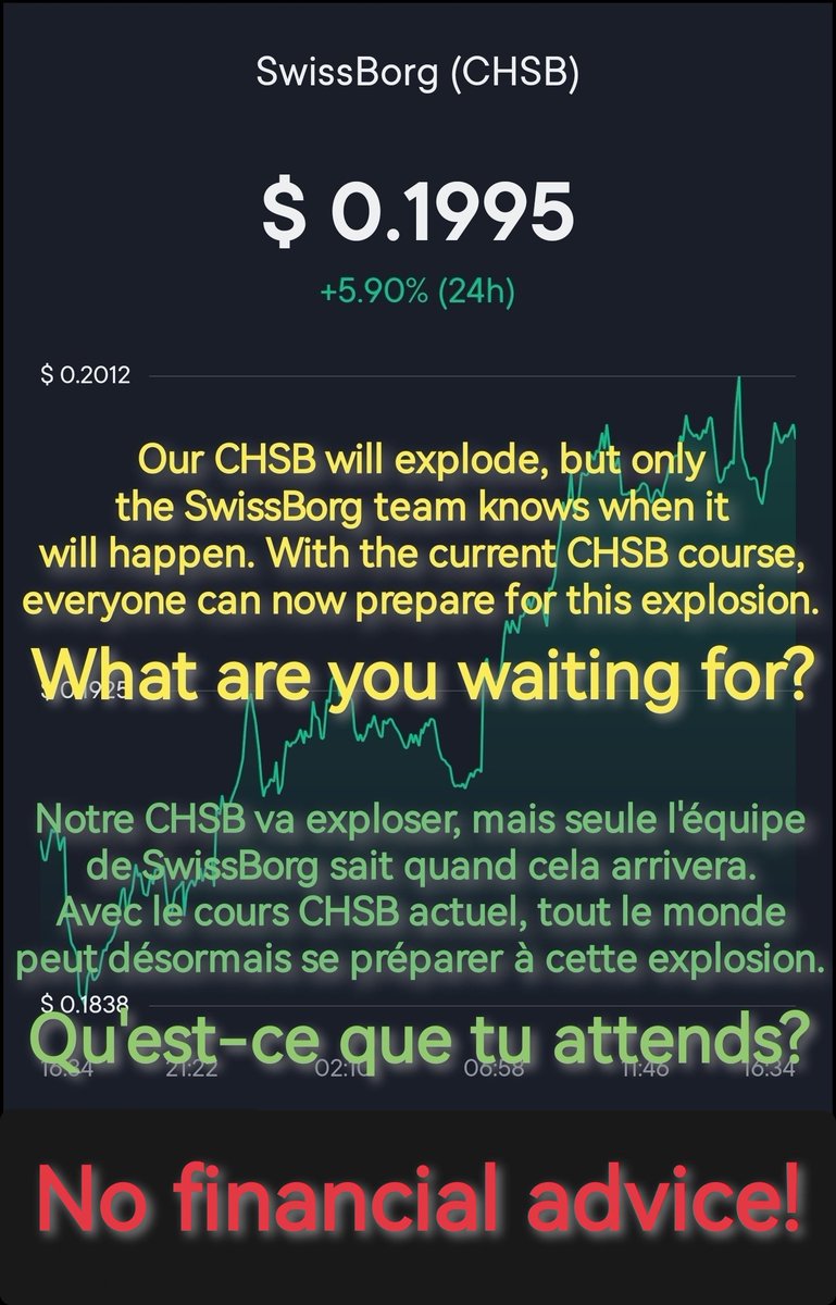 UniverseBorg's tweet photo. ๐๐ This is the absolute thrill! ๐ฏ C'est le frisson absolu !๐ฅ
#swissborg #weareswissborg #CHSB #TheFutureIsBright
๐ฅ#JulyFireborg๐ฅ @swissborg
@alex_fazel @Cyrus_Fazel
@AnthoLGSB @Banz1337 @sbh69 @dadex110 @_Russell_Mc @a_l7_x @FlgrTom @r7vilela1 @RL19M @brabra43 @JM_Borg https://t.co/L7eTN73nXX