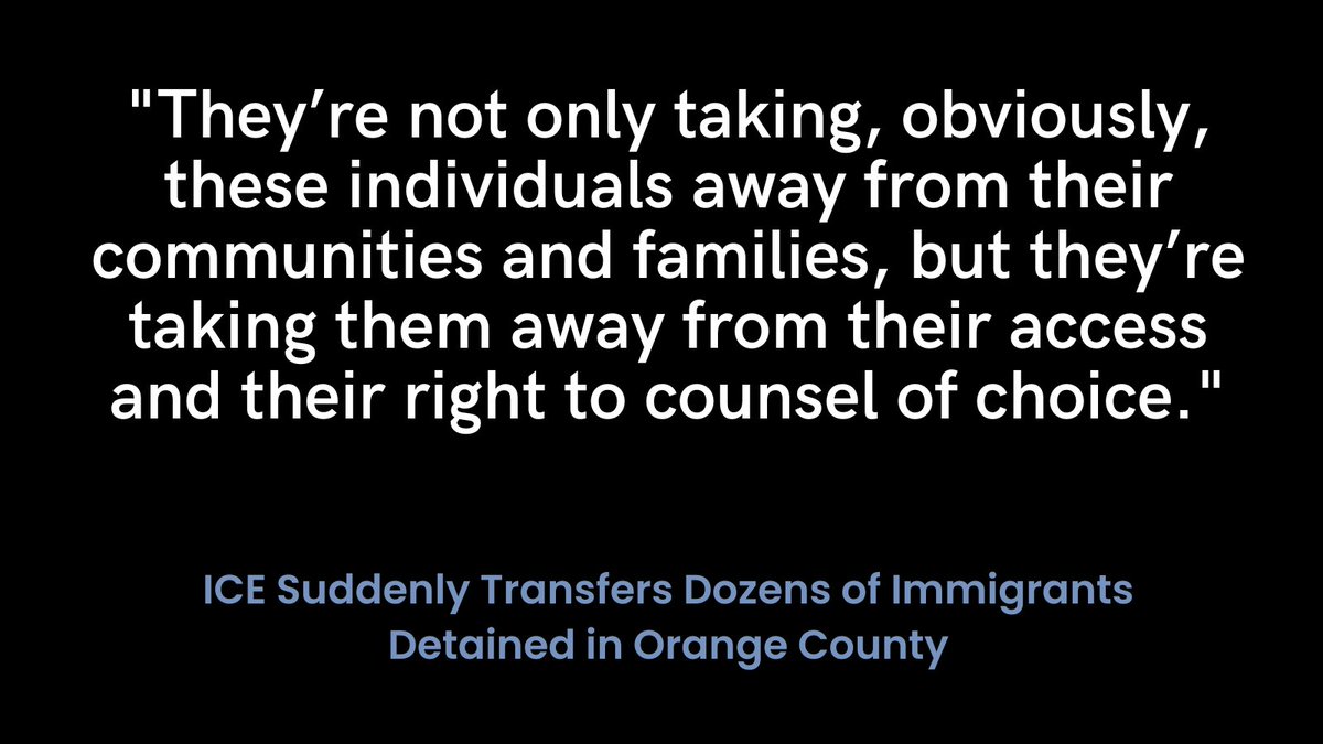 ICE transferred dozens of immigrants out of detention this week without notifying their families or attorneys. Some may be elsewhere in New York and some may be in Mississippi: documentedny.com/2022/07/27/ice…